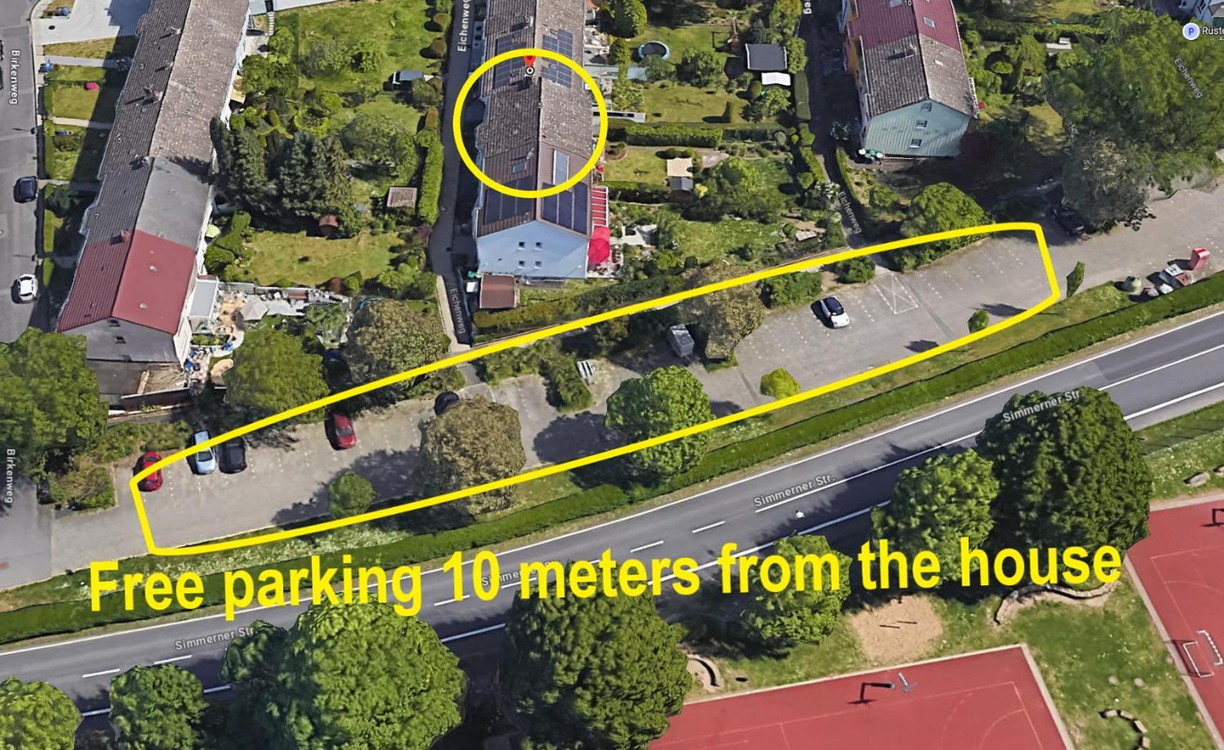 Koblenzliebe Rhein Ferienwohnung 3-Zimmer Garten Parking Extérieur photo